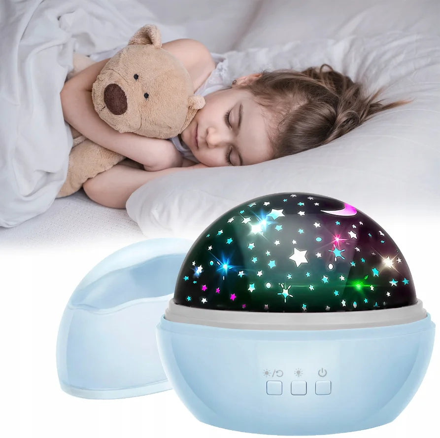 Proyector de Estrellas y Luz Nocturna para Niños - Luz Quitamiedos con Proyección del Mundo Submarino para Dormir y Relajarse