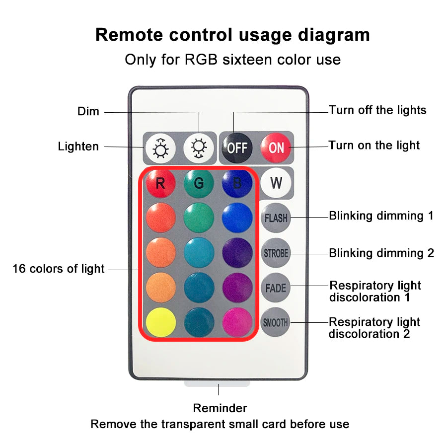 Lámpara Nocturna Proyector de Ondas de Agua Rotatorio - 3/16 Colores con Efecto de Llama y Cristal