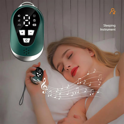 Dispositivo Portátil de Ayuda para el Sueño con Música - Tratamiento de Relajación con Pulsos de Microcorriente para Insomnio, Estrés y Ansiedad